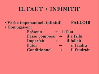Chear Faut Il faut il faut que | ODP