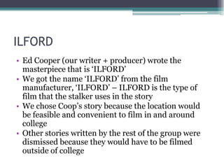 Ilford Powerpoint