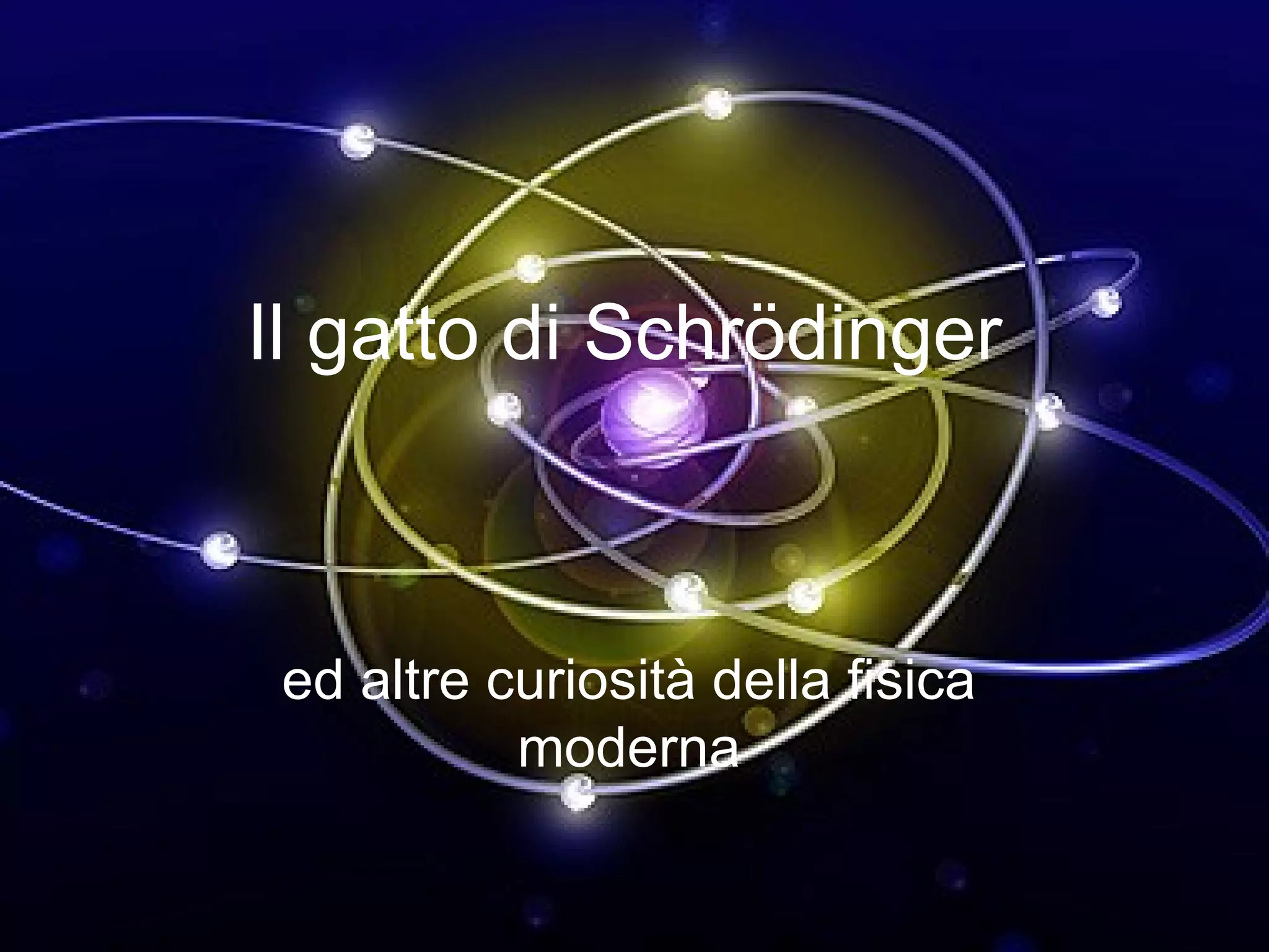 Il gatto di schrödinger | PPT