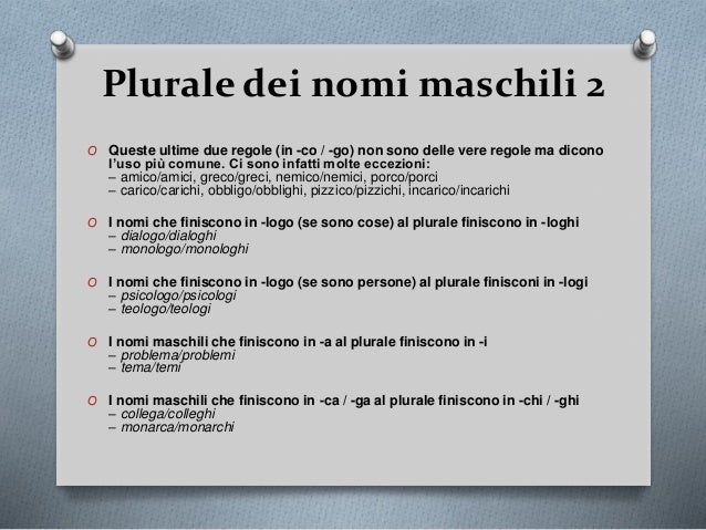 Nomi Maschili Che Finiscono Con La E