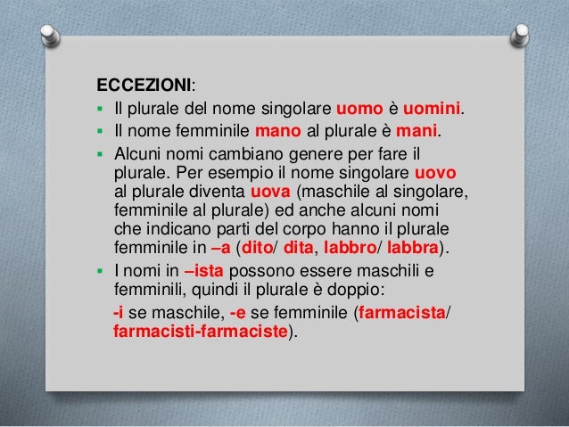 Parole Che Finiscono Con Ista
