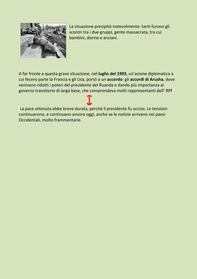 Il genocidio del Ruanda PDF