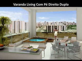 Varanda Living Com Pé Direito Duplo