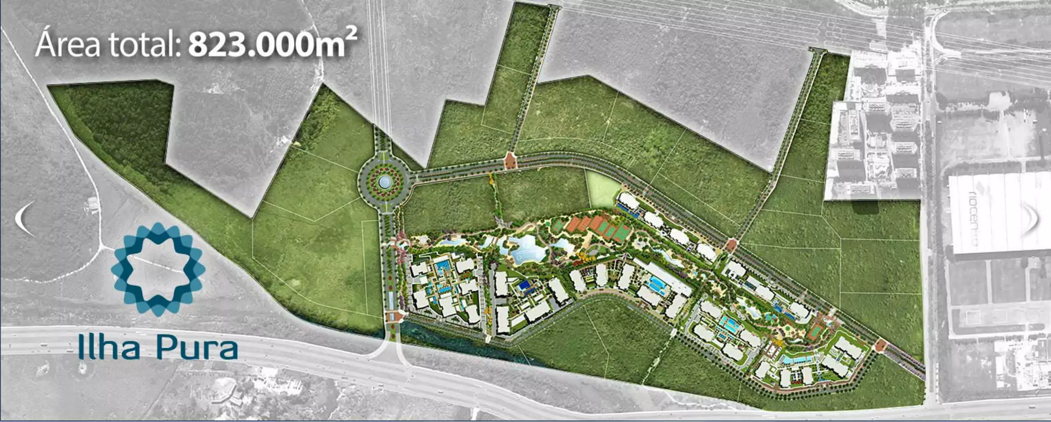 Ilha Pura Bairro - 2, 3 e 4 quartos - Barra da Tijuca