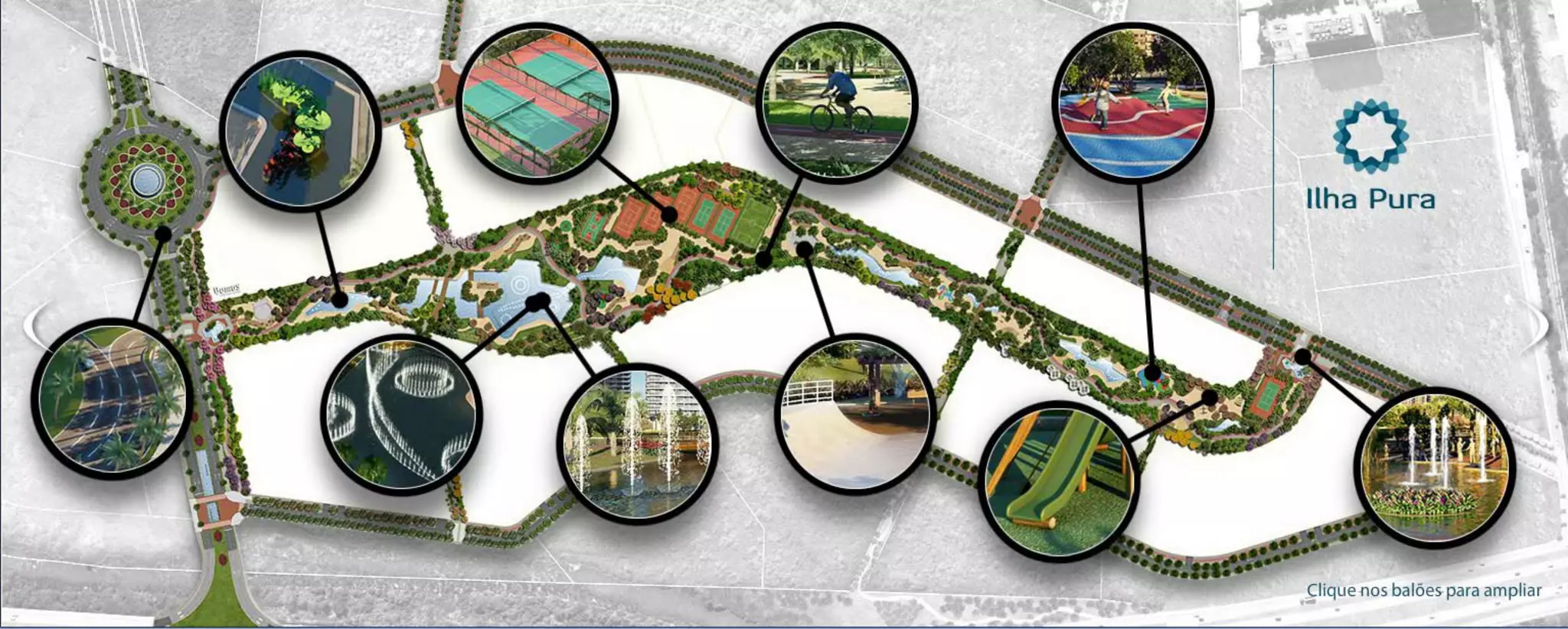 Ilha Pura Bairro - 2, 3 e 4 quartos - Barra da Tijuca