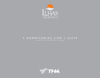 3 D O R M I T Ó R I O S C O M 1 S U Í T E 
P R I V AT I V A 9 2 , 3 0 M 2 / T O T A L 1 6 9 , 5 9 M 2 
 