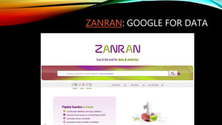 ZANRAN: GOOGLE FOR DATA
 