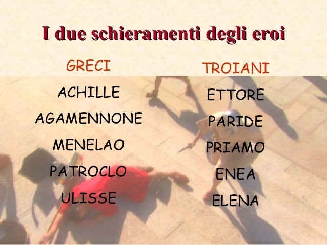 Confronto Tra Iliade Odissea E Eneide