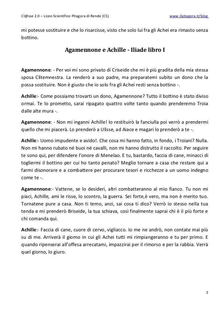Il Duello Tra Ettore E Achille Riassunto Breve