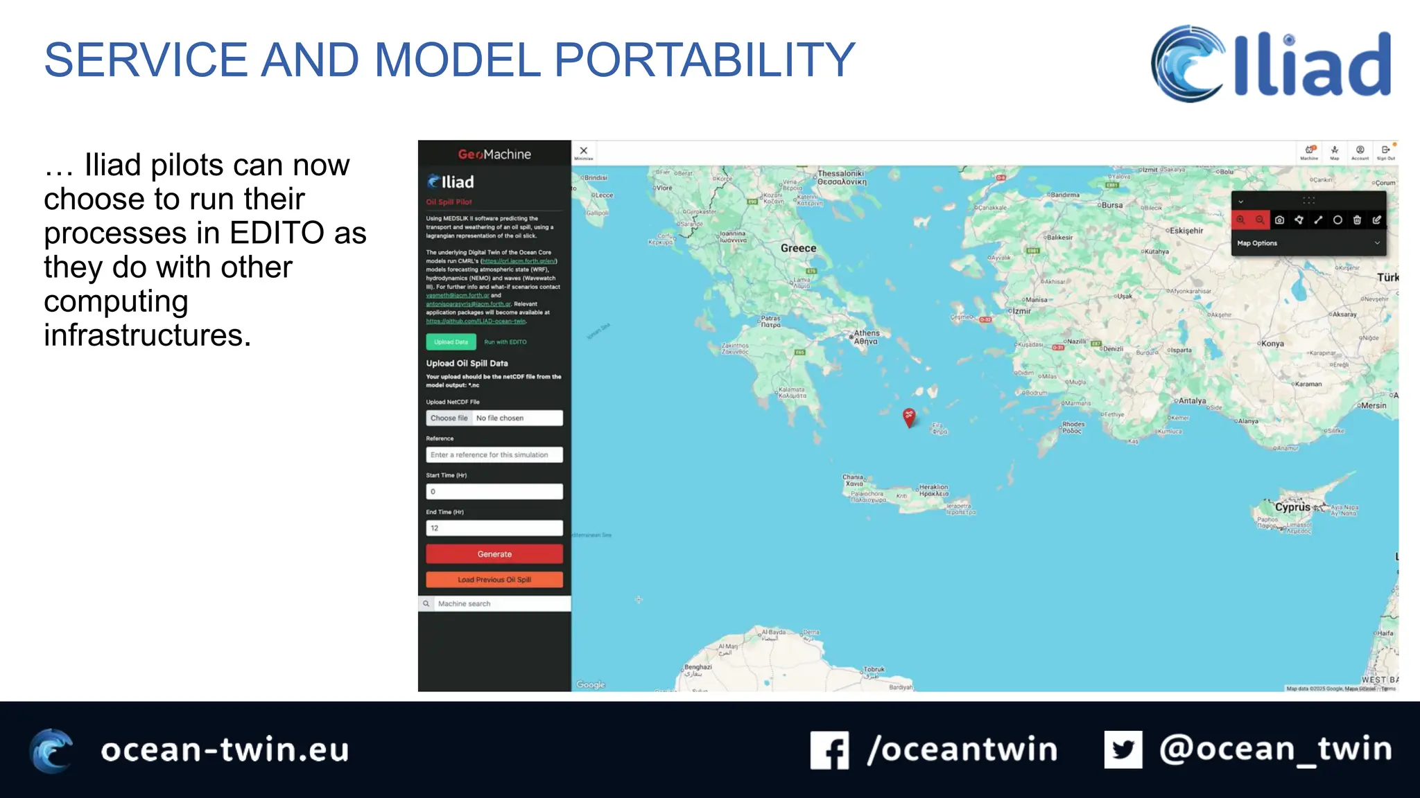 SERVICE AND MODEL PORTABILITY
… Iliad pilots can now
choose to run their
processes in EDITO as
they do with other
computing
infrastructures.
 