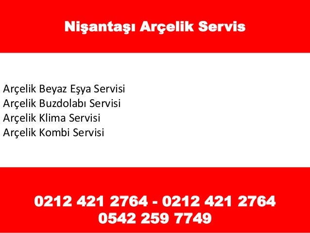 Sisli Arcelik Servisi 0212 231 1 231