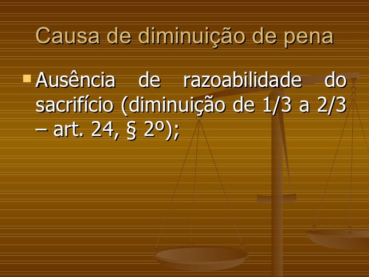 Causas De Aumento E Diminuição De Pena