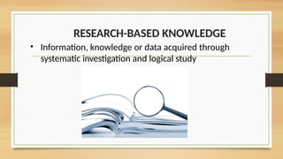 principle-of-teaching-and-learning and research based knowledge.pptx