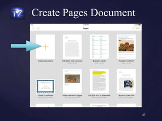 Create Pages Document
43
 