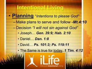 “Living the Life”
            James 2:12
• Preparing and Doing!
 – “The Doing of it…” 2 Cor. 8:7-11
 – Have the desire… Ep...