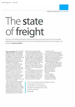 Risk Magazine – July 08
 