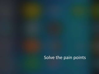 Solve the pain points

@libraryfuture

 