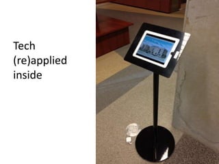 Tech
(re)applied
inside

@libraryfuture

 