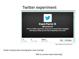 Amazon Kindle Matchbook
• Bought the print edition? Now
also get the e copy for less.
• Could be reverse …
• Reflects cross format reading

http://www.amazon.com/gp/feature.html?ie=UTF8&docId=1001373341

@libraryfuture

 