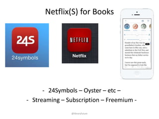 Media tipping
points

@libraryfuture

 