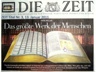 ZEIT Titel Nr. 3, 13. Januar 2011




                                    (12)
 