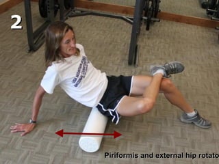 2




    Piriformis and external hip rotato
                 Glutes/Piriformis
 