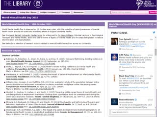 Leveraging a Library CMS and Social Media to promote #openaccess (OA) to institutional research output
