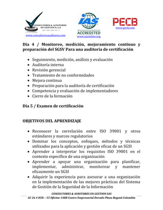IMPLEMENTADOR LIDER ISO 39001