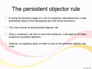 International Law i week three | PPT