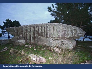 Con do Crocodilo, na praia de Conserrado
 
