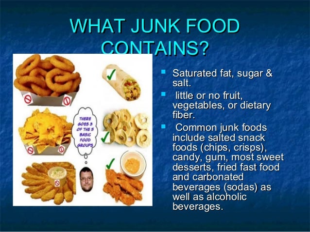 Ill effects of junk food on health 1 