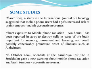 Ill effects of mobile