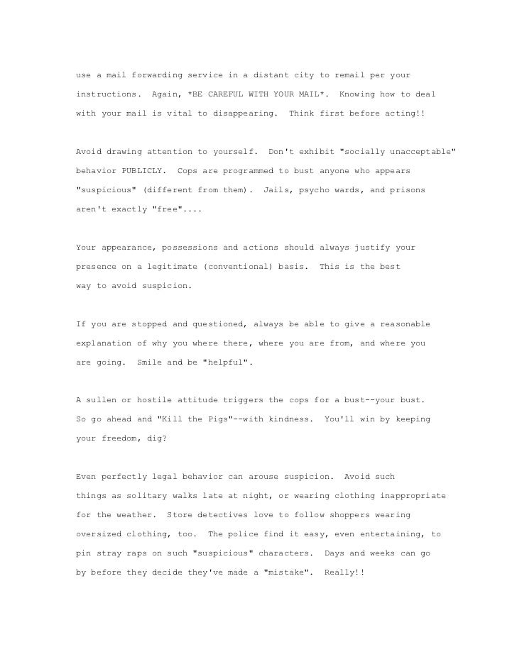 100 Ways To Disappear And Live Free Pdf 100 Ways To Disappear And Live Free Pdf