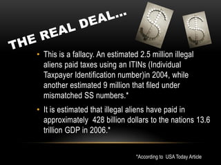 Illegal immigration ppt Slide 8