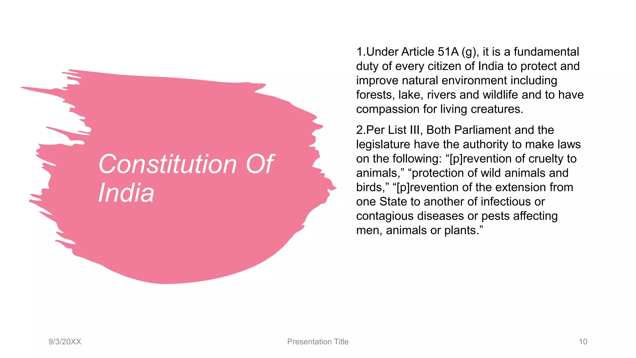 Illegal wildlife trade in india