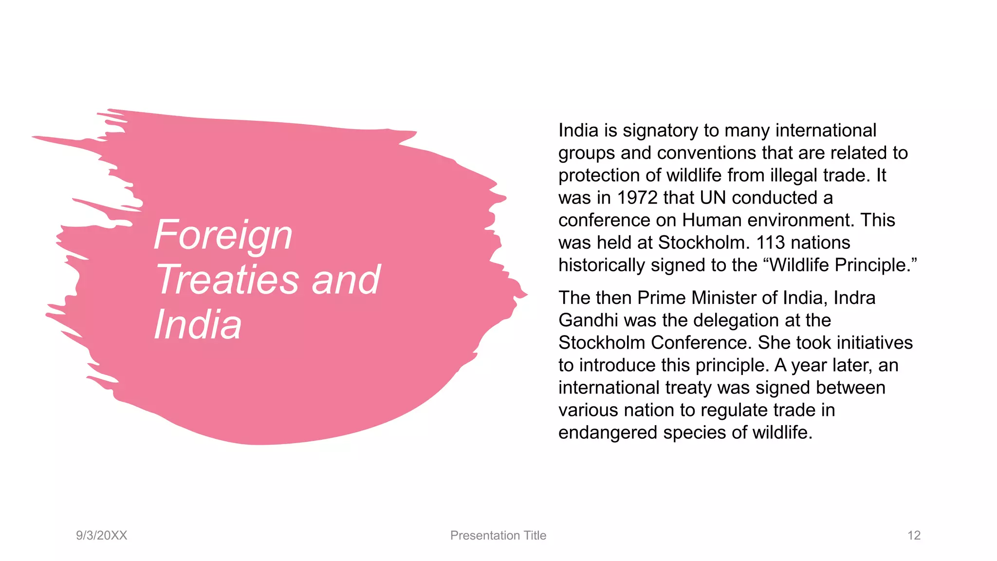 Illegal wildlife trade in india