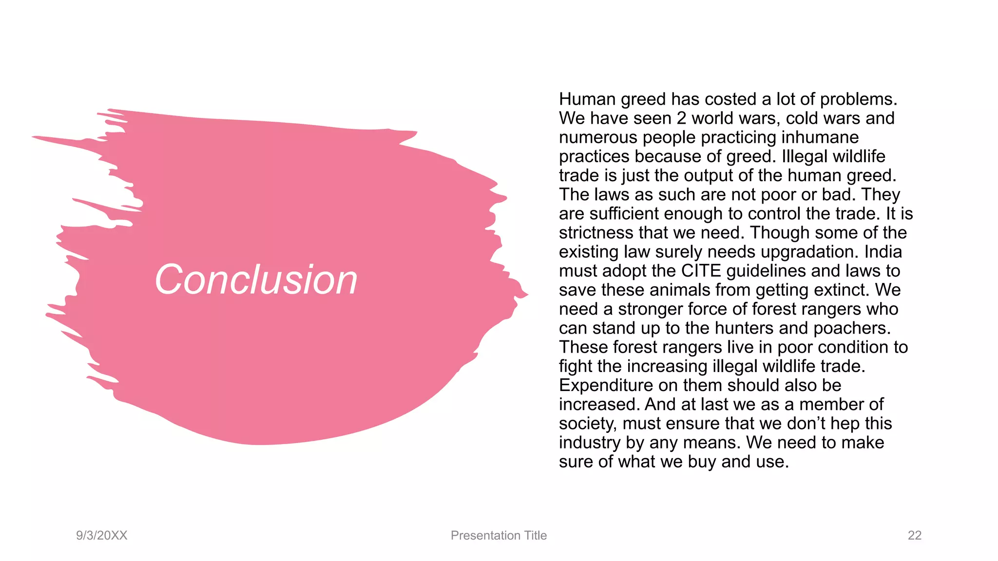 Illegal wildlife trade in india