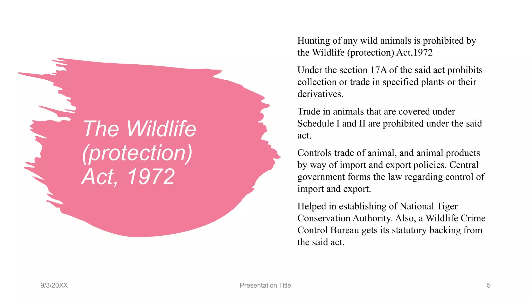 Illegal wildlife trade in india