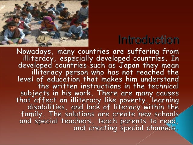 illiteracy in india essay