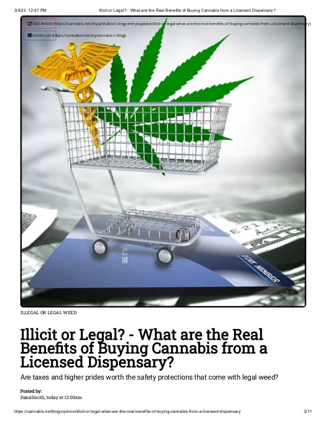 What are the Benefits of Legal vs Illegal Weed?