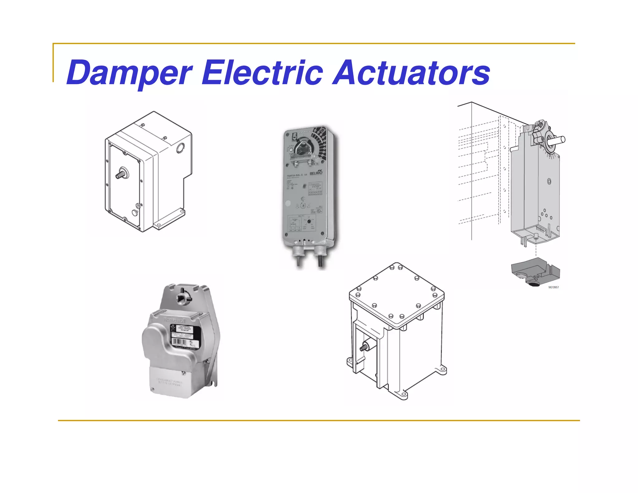 Damper Electric Actuators
 