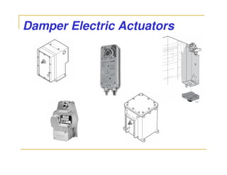 Damper Electric Actuators
 
