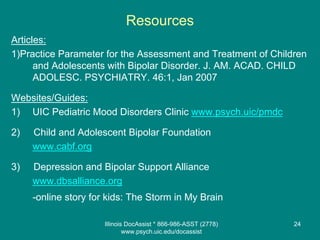 Illinois Doc Assist Bipolar Depression Presentation