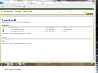 Illinois Budgeting for Results 11
 