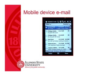 Mobile device e-mail

 