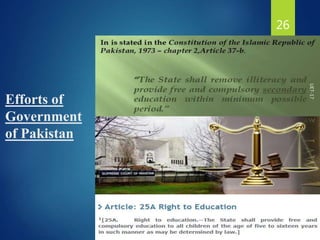 Efforts of
Government
of Pakistan
26
UET-17
 