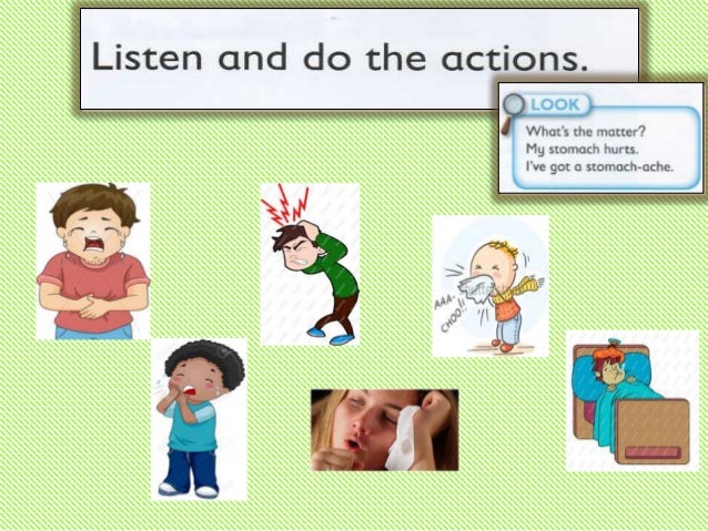 Illnesses : Vocabulary and exercises