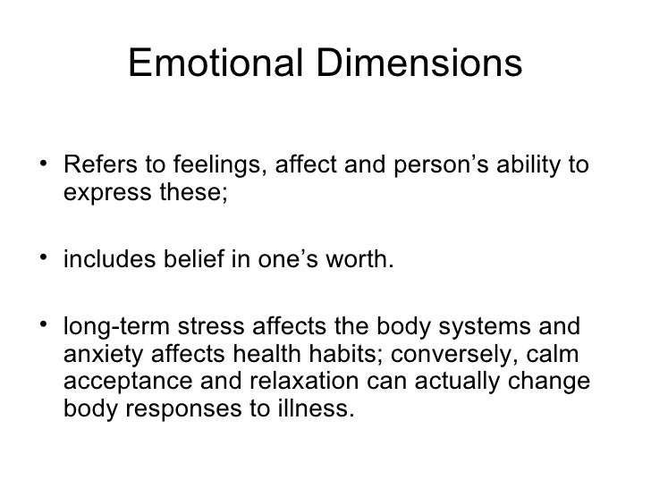 define emotional health