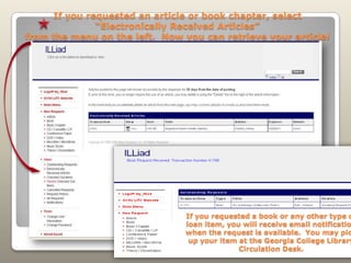InterLibrary Loan: A User Guide | PPTX
