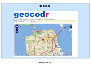 geocodr http://geocodr.net/ 